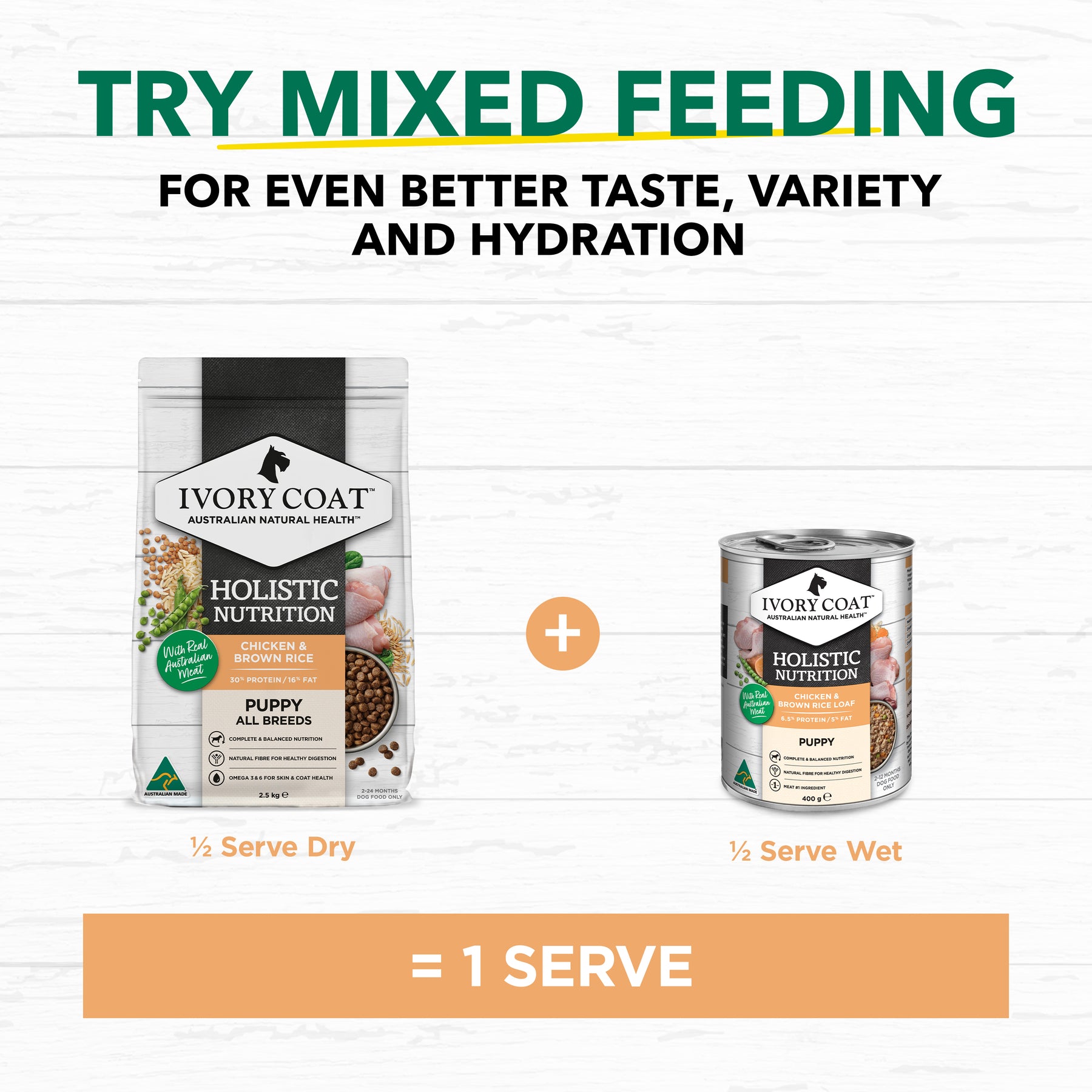 Holistic Nutrition Puppy Wet Dog Food Chicken & Brown Rice Loaf