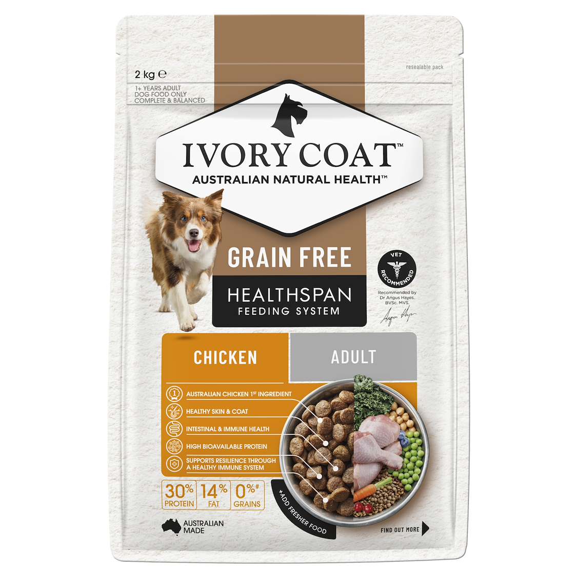 Ivory Coat™ Grain Free Adult Dog Chicken Dry Food