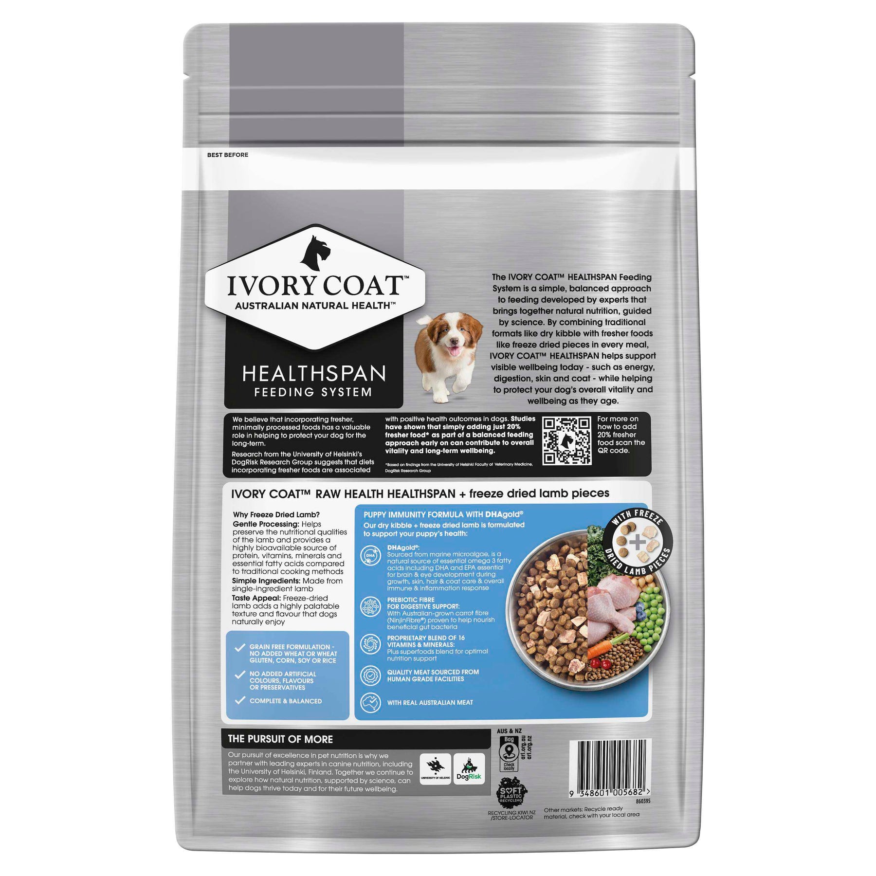 Ivory Coat™ Raw Health Puppy Immunity Dry Food