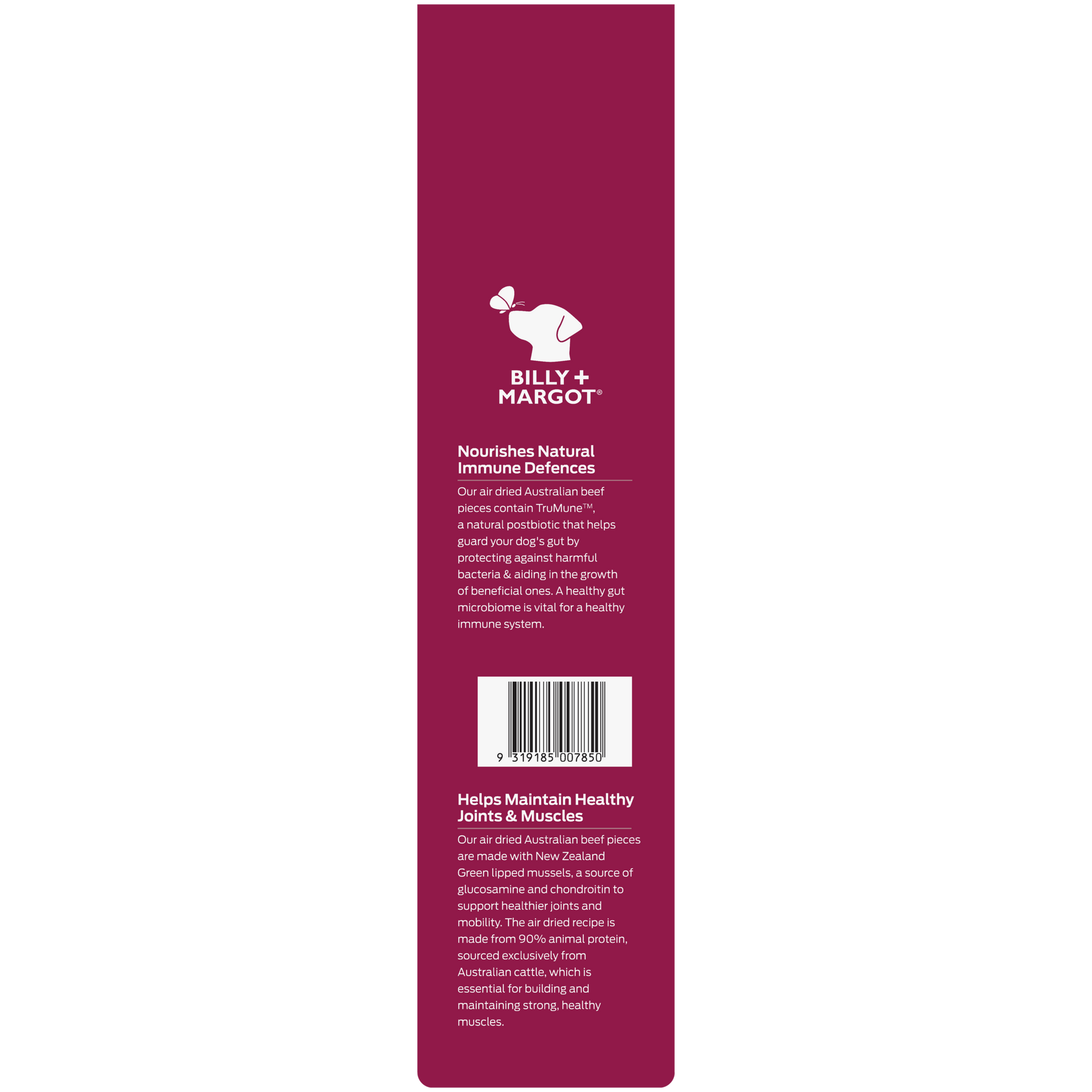 Billy + Margot Adult Beef + Air Dried Beef Pieces