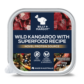 Billy + Margot Adult Wet Dog Food Kangaroo with Superfood