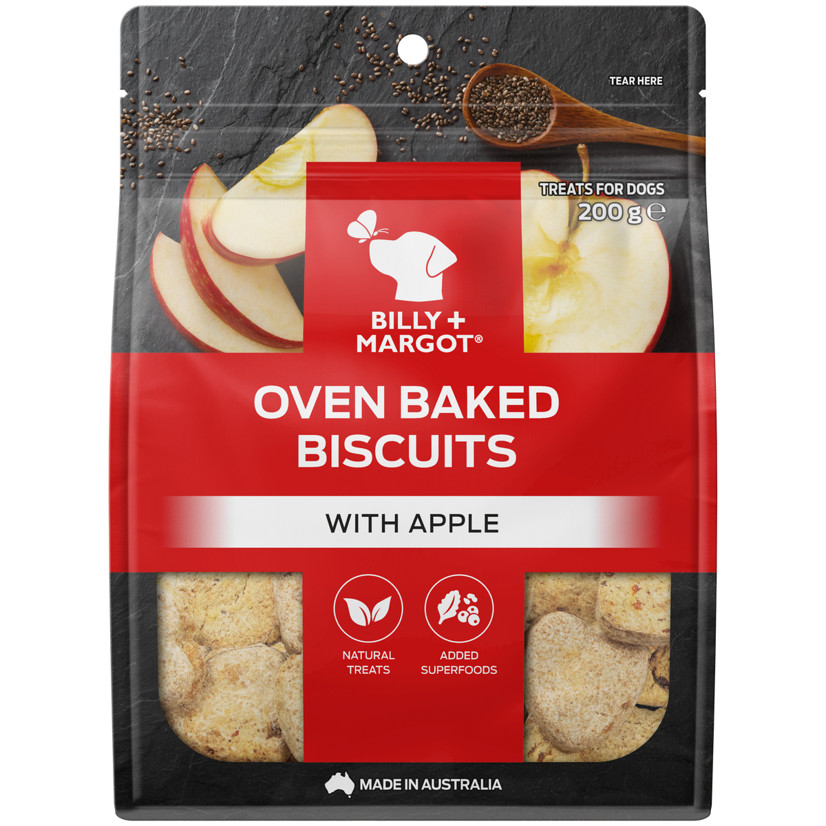 Billy + Margot Oven Baked Biscuits with Apple