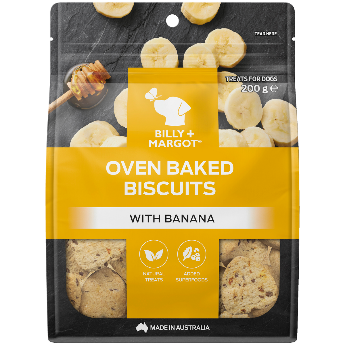 Billy + Margot Oven Baked Biscuits with Banana