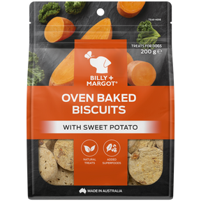 Billy + Margot Oven Baked Biscuits with Sweet Potato