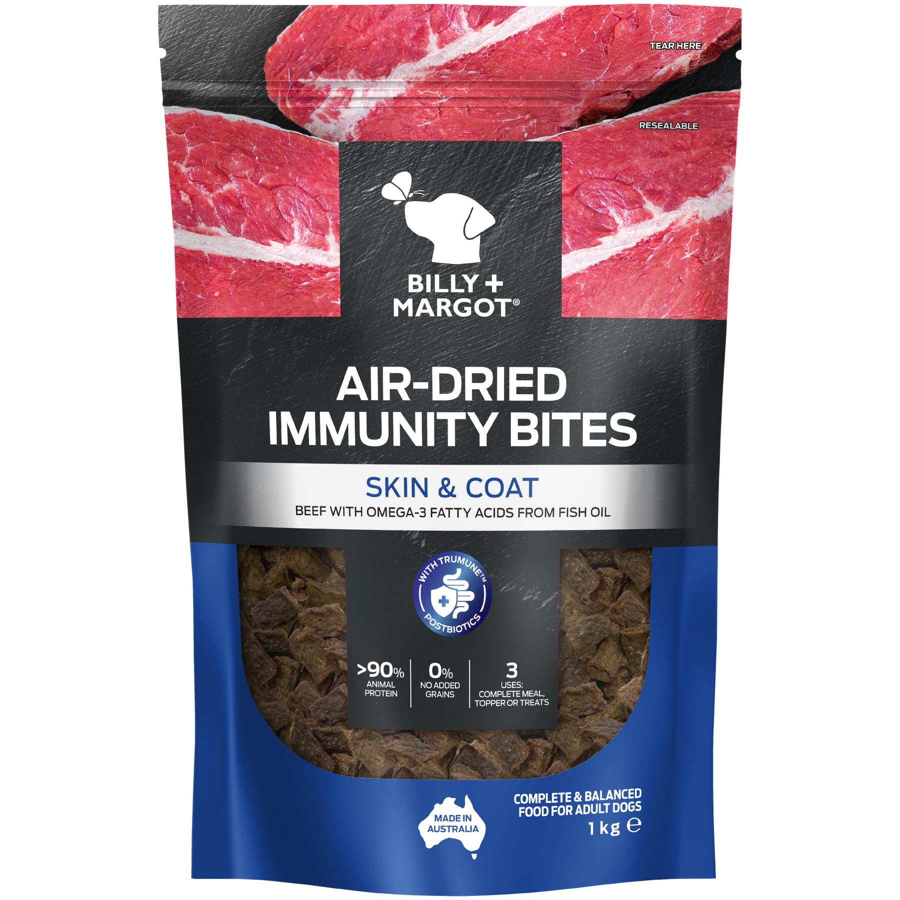 Billy + Margot™ Adult Dog Air Dried Immunity Bites Skin & Coat