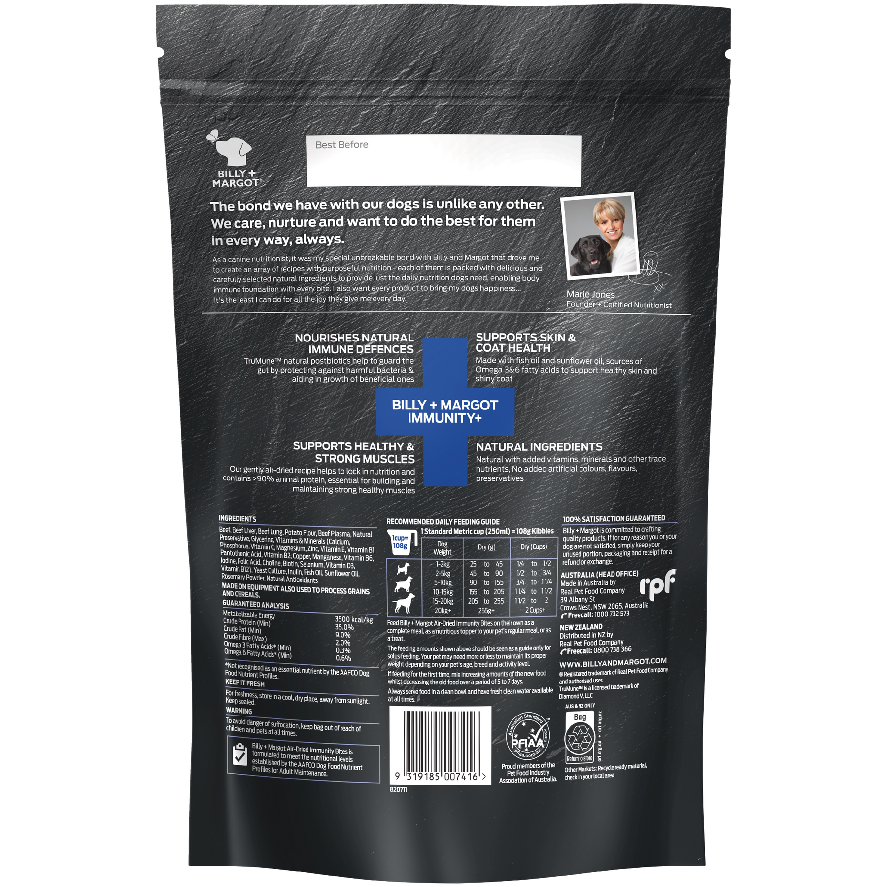 Billy + Margot™ Adult Dog Air Dried Immunity Bites Skin & Coat