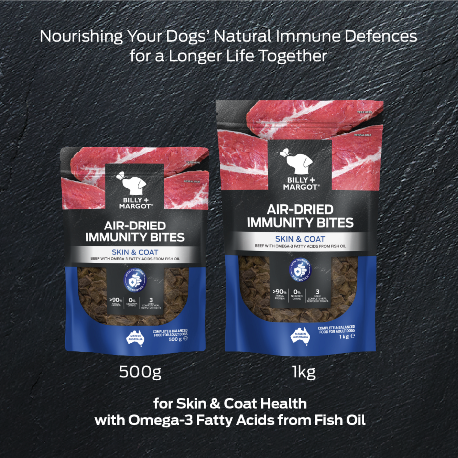 Billy + Margot™ Adult Dog Air Dried Immunity Bites Skin & Coat