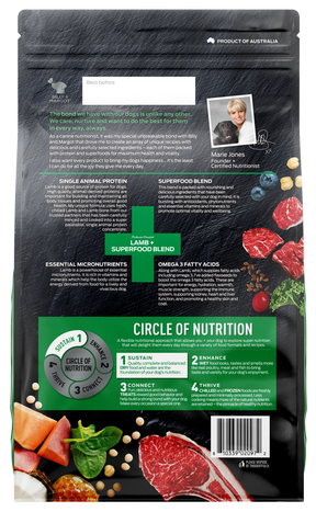 Billy + Margot™ Adult Dog Lamb + Superfood Blend Dry Food