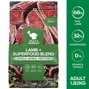 Billy + Margot™ Adult Dog Lamb + Superfood Blend Dry Food
