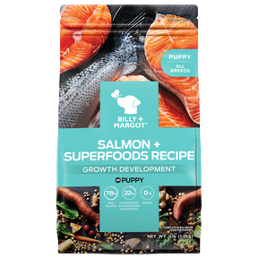 Billy + Margot™ Puppy Salmon + Superfoods Recipe Dry Food
