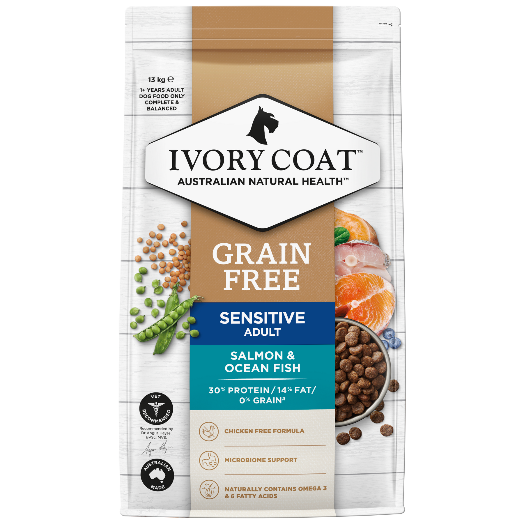 Grain Free Adult All Breeds Dry Dog Food Salmon & Ocean Fish
