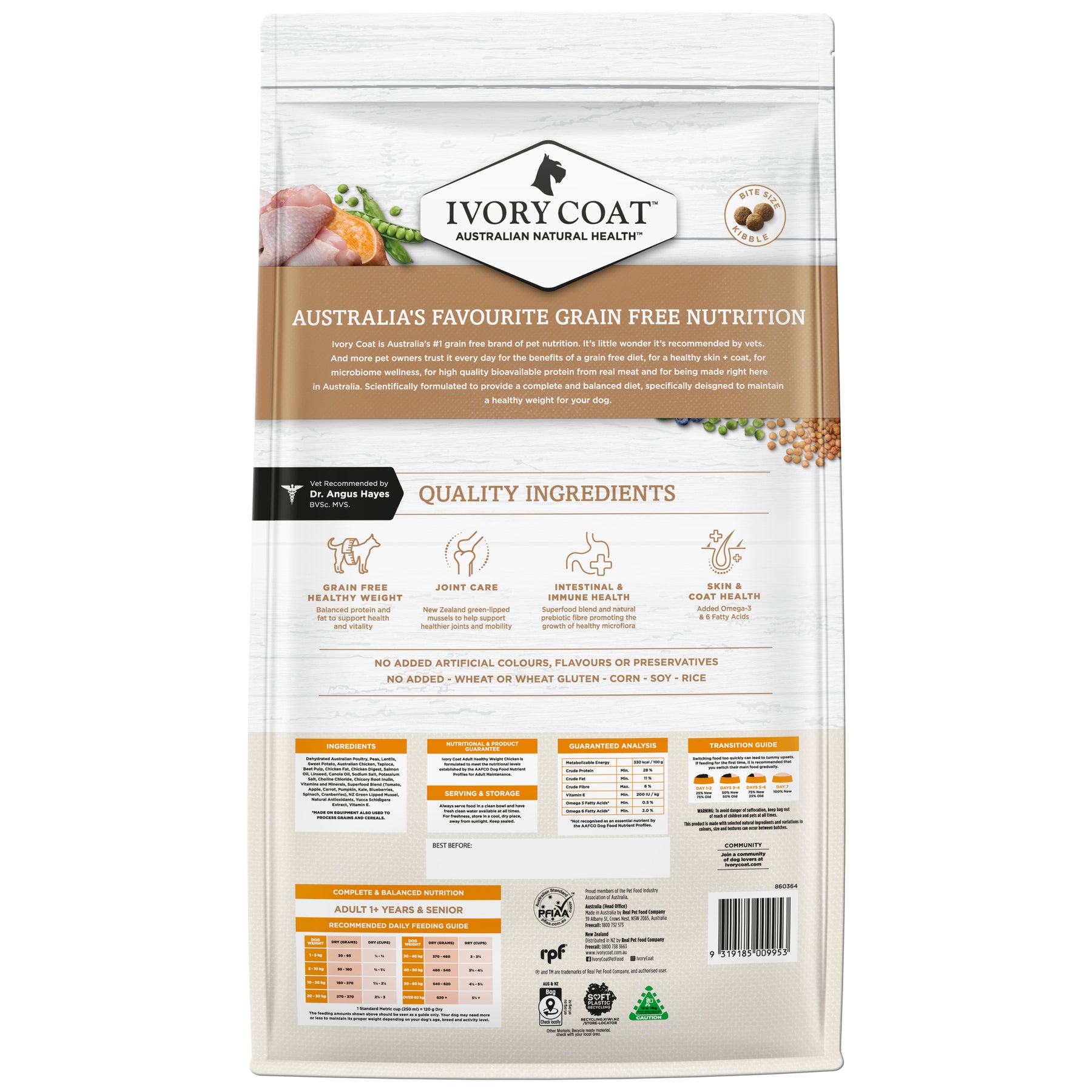 Ivory Coat™ Grain Free Healthy Weight Chicken Adult Dog Dry Food