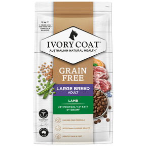 Grain Free Adult Large Breed Dry Dog Food Lamb