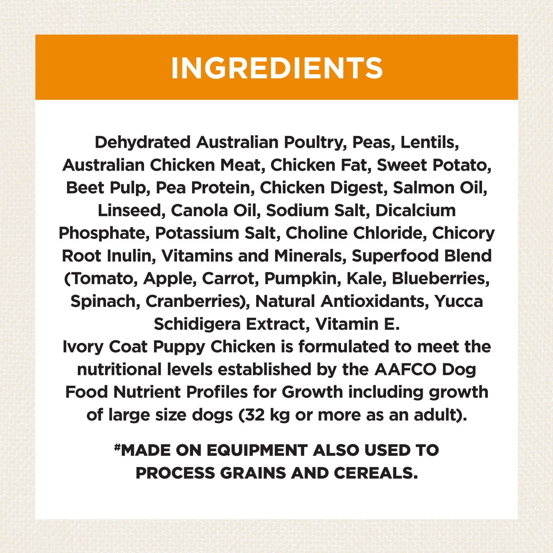 Grain Free Puppy All Breeds Dry Dog Food Chicken