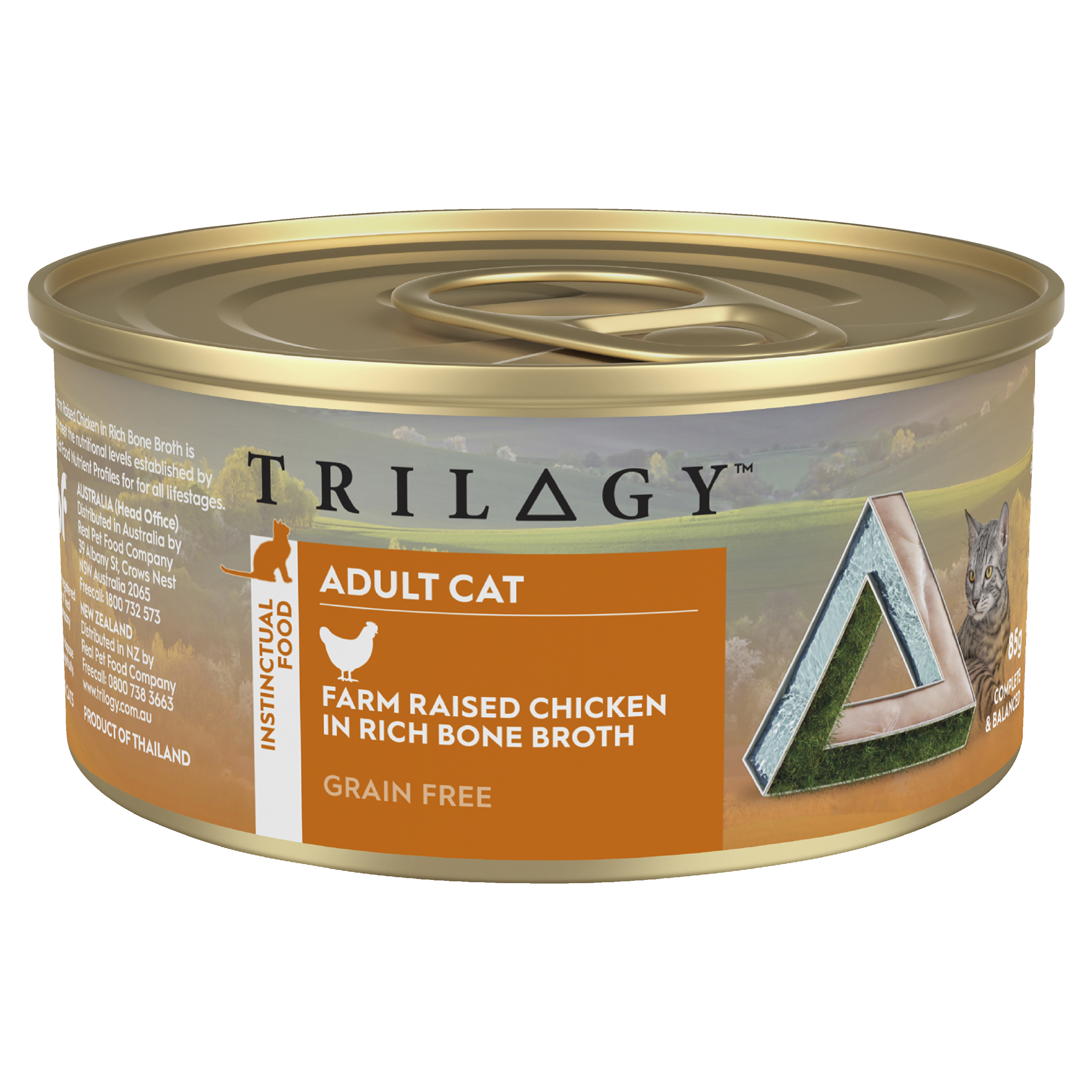 Trilogy™ Adult Cat Farm Raised Chicken in Bone Broth Wet Food