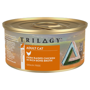 Trilogy™ Adult Cat Farm Raised Chicken in Bone Broth Wet Food