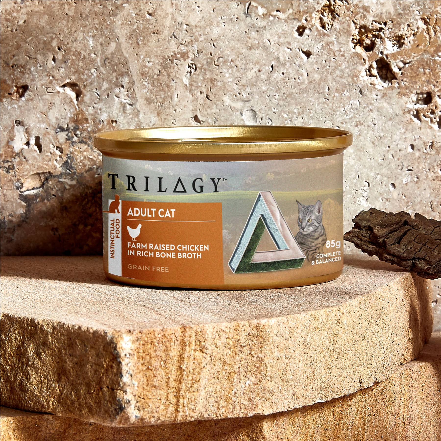 Trilogy™ Adult Cat Farm Raised Chicken in Bone Broth Wet Food