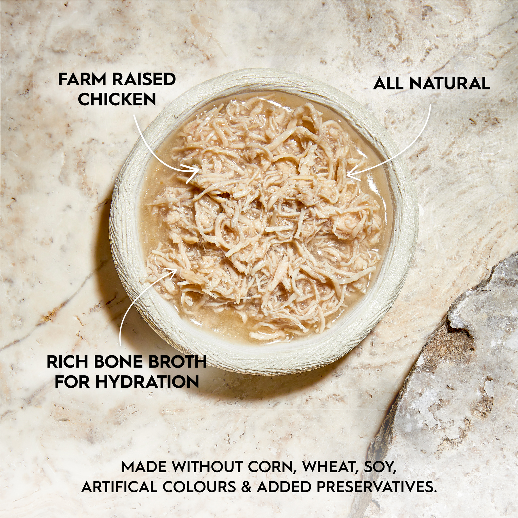 Trilogy™ Adult Cat Farm Raised Chicken in Bone Broth Wet Food