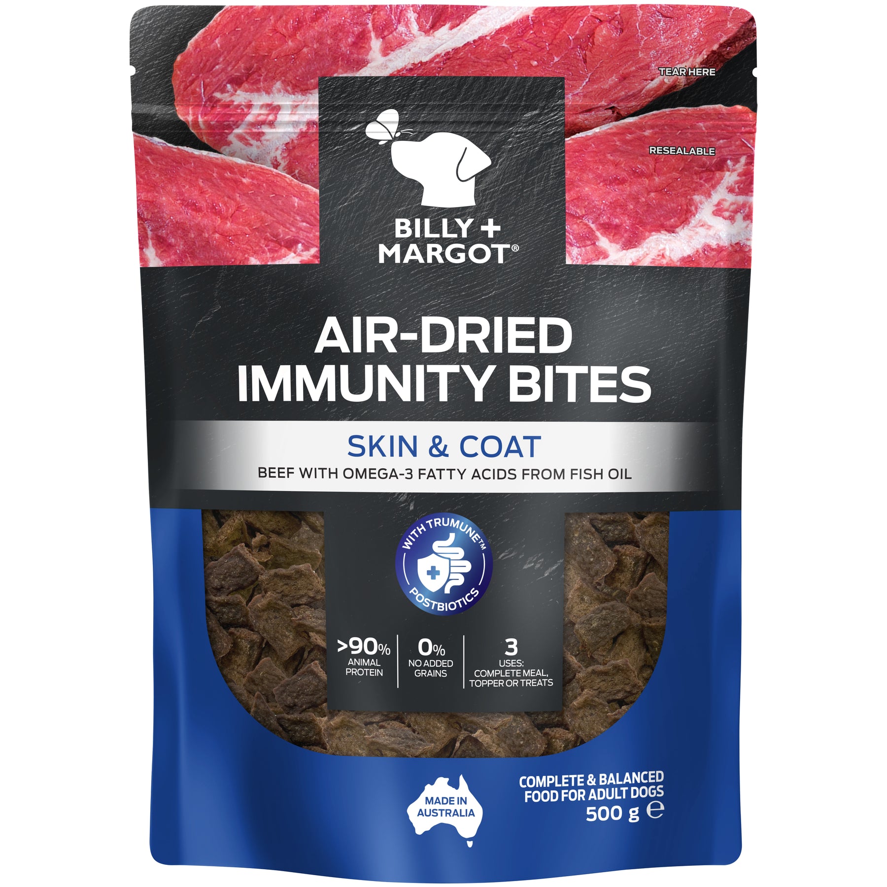 Billy + Margot™ Adult Dog Air Dried Immunity Bites Skin & Coat