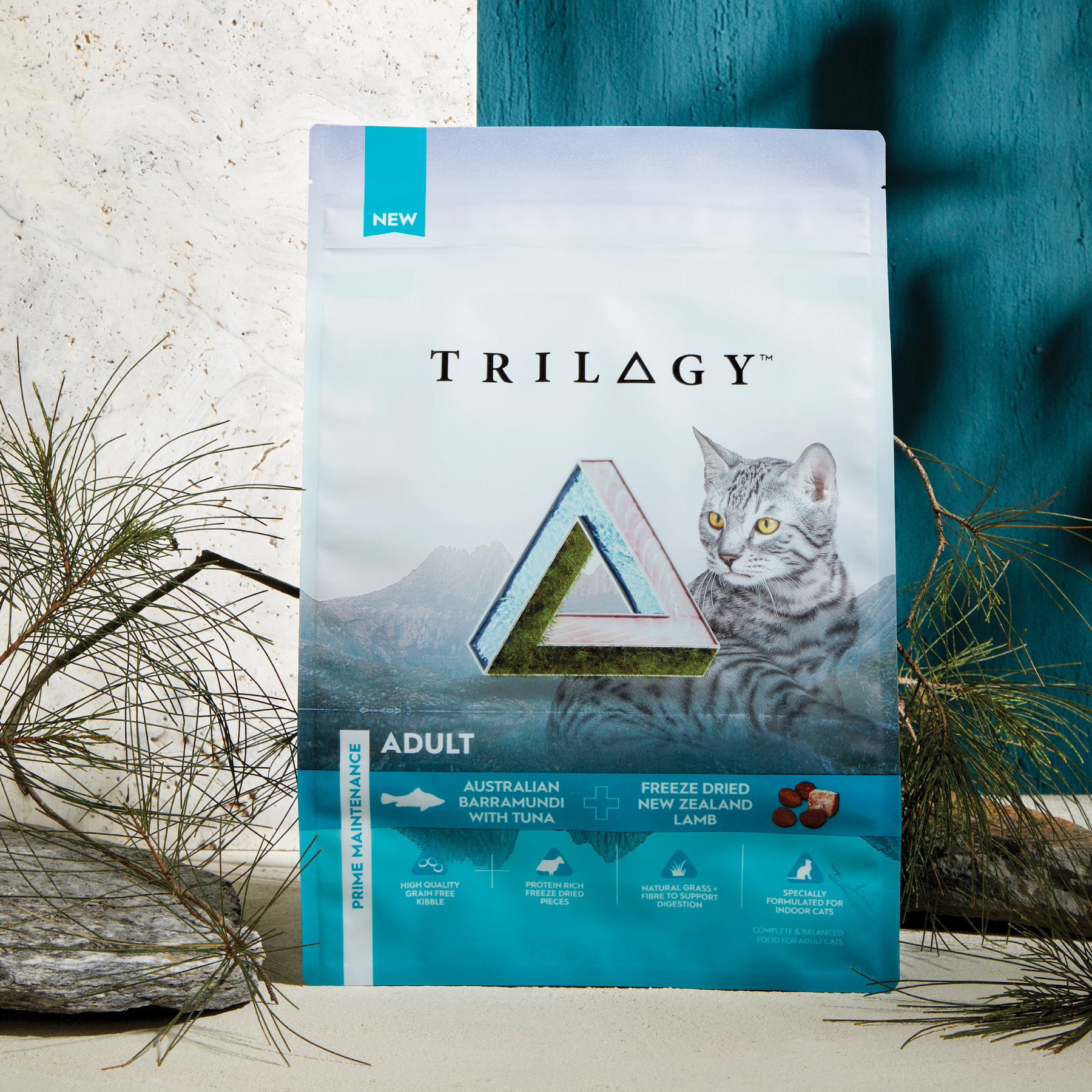 Trilogy™ Adult Cat Australian Barramundi with Tuna & Freeze Dried Lamb Dry Food