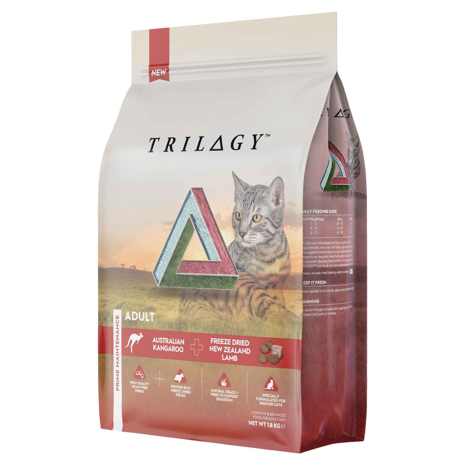 Trilogy™ Adult Cat Australian Kangaroo & Freeze Dried Lamb Dry Food