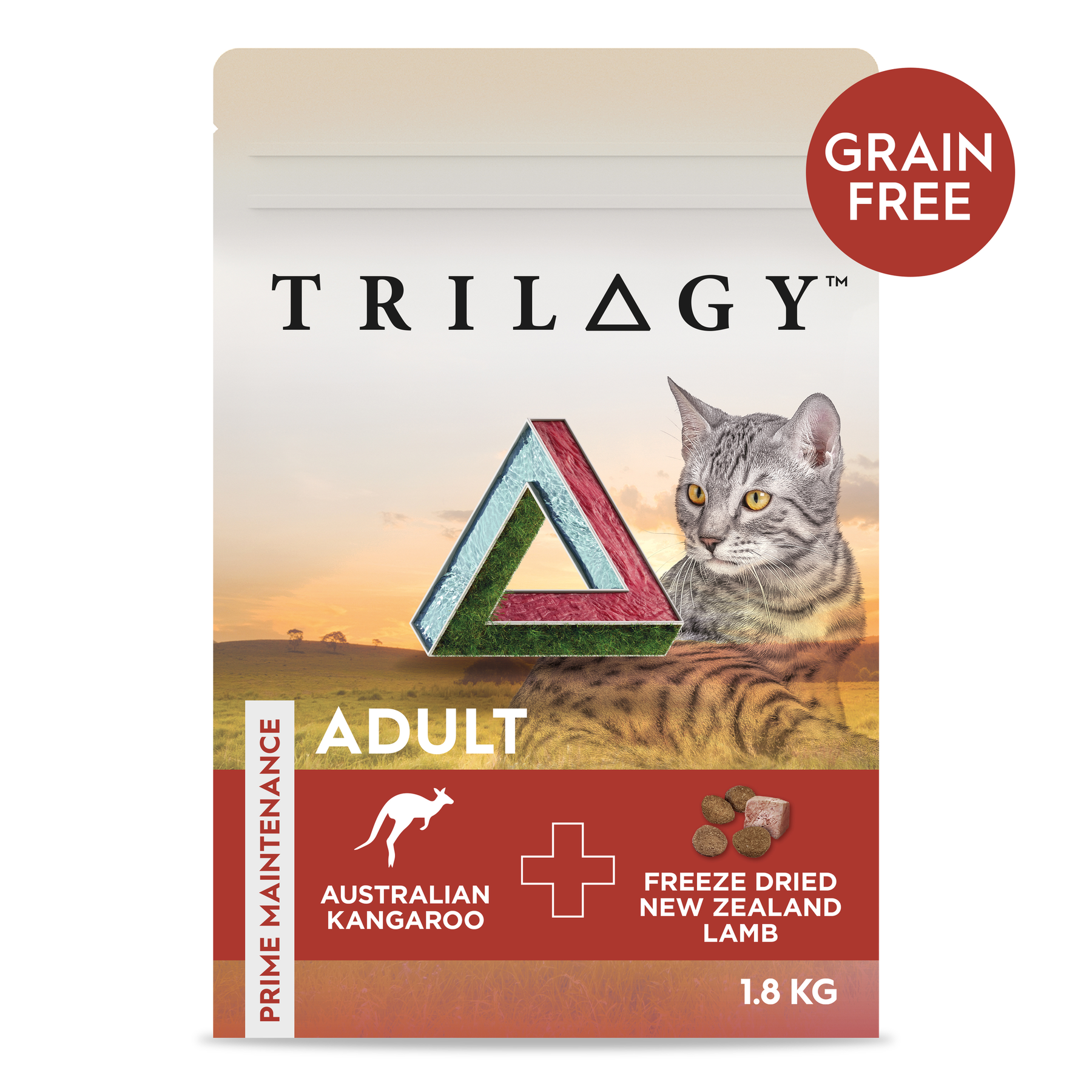 Trilogy™ Adult Cat Australian Kangaroo & Freeze Dried Lamb Dry Food