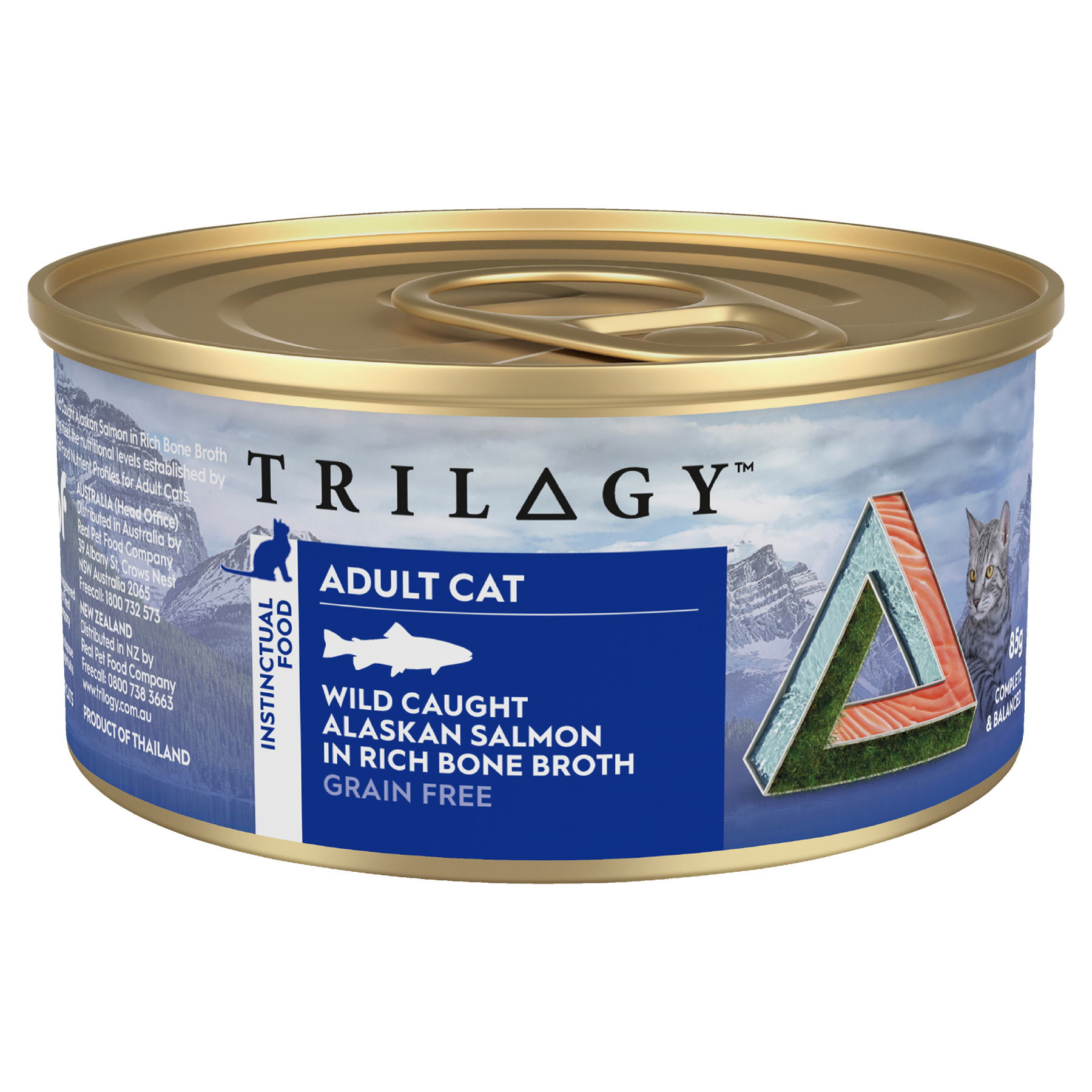 Trilogy™ Adult Cat Wild Caught Alaskan Salmon in Bone Broth Wet Food