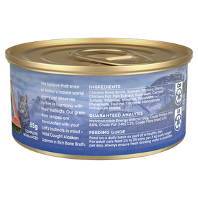 Trilogy™ Adult Cat Wild Caught Alaskan Salmon in Bone Broth Wet Food