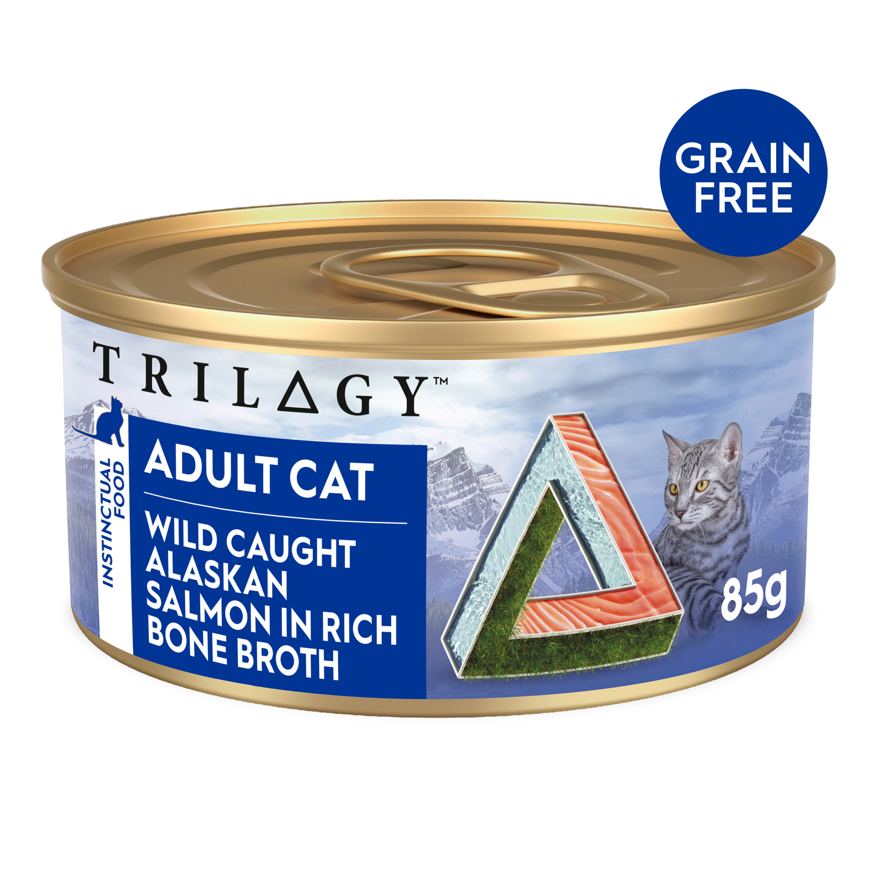 Trilogy™ Adult Cat Wild Caught Alaskan Salmon in Bone Broth Wet Food