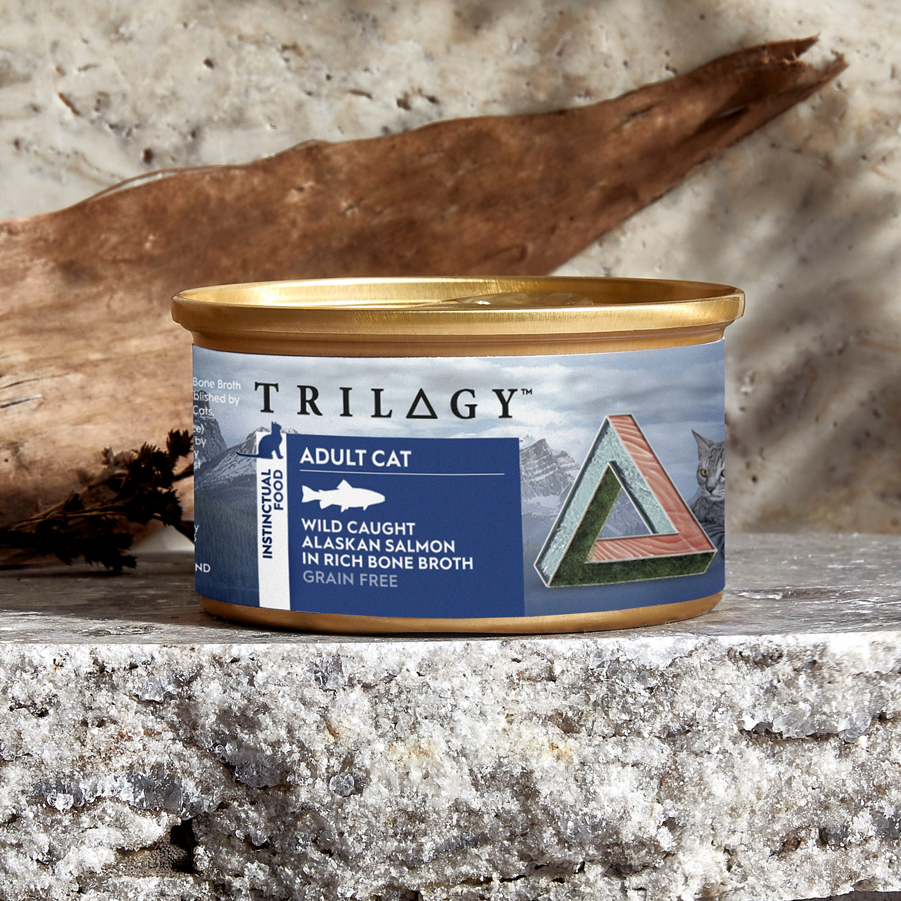 Trilogy™ Adult Cat Wild Caught Alaskan Salmon in Bone Broth Wet Food