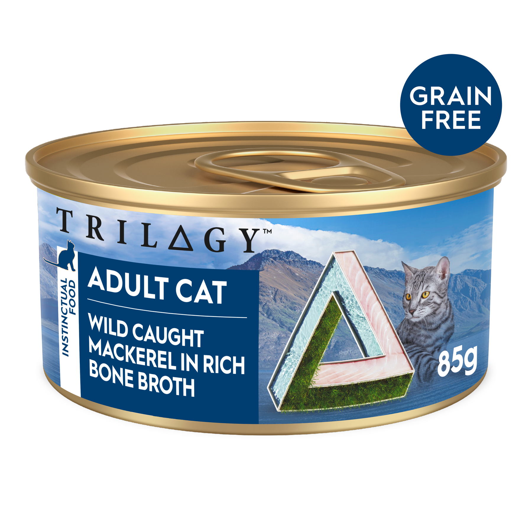 Trilogy™ Adult Cat Wild Caught Mackerel in Bone Broth Wet Food