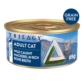 Trilogy™ Adult Cat Wild Caught Mackerel in Bone Broth Wet Food