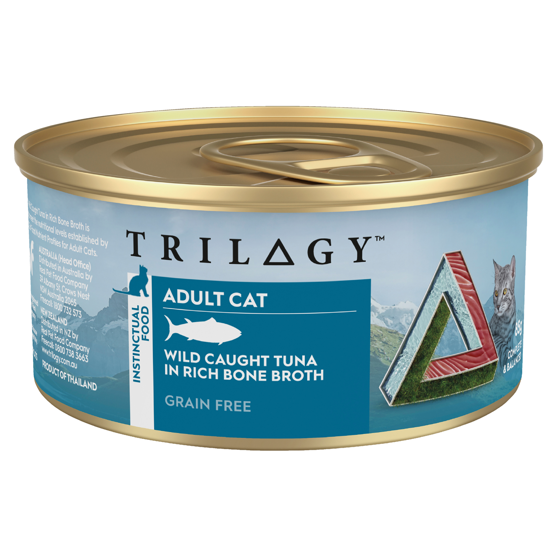 Trilogy™ Adult Cat Wild Caught Tuna in Bone Broth Wet Food