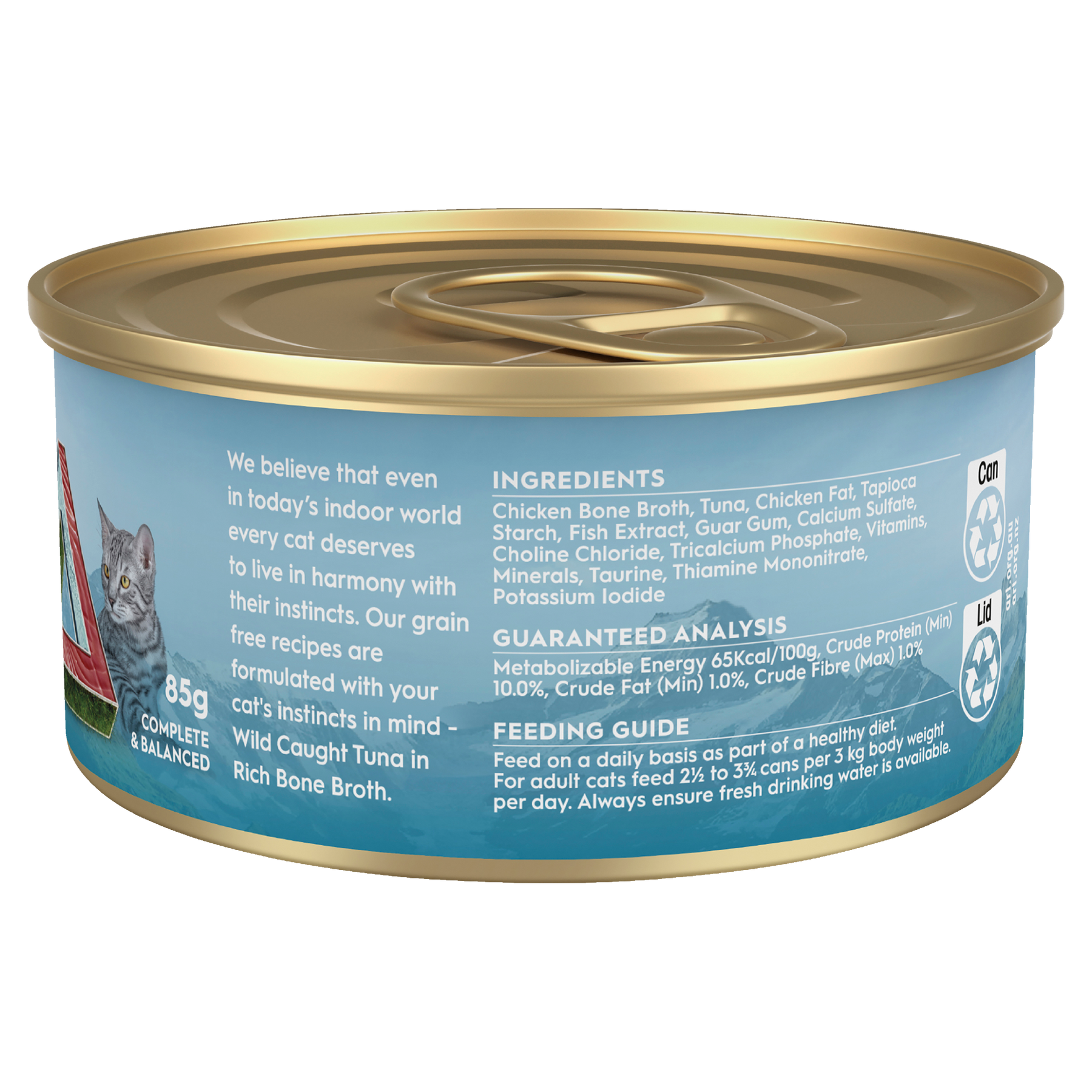 Trilogy™ Adult Cat Wild Caught Tuna in Bone Broth Wet Food