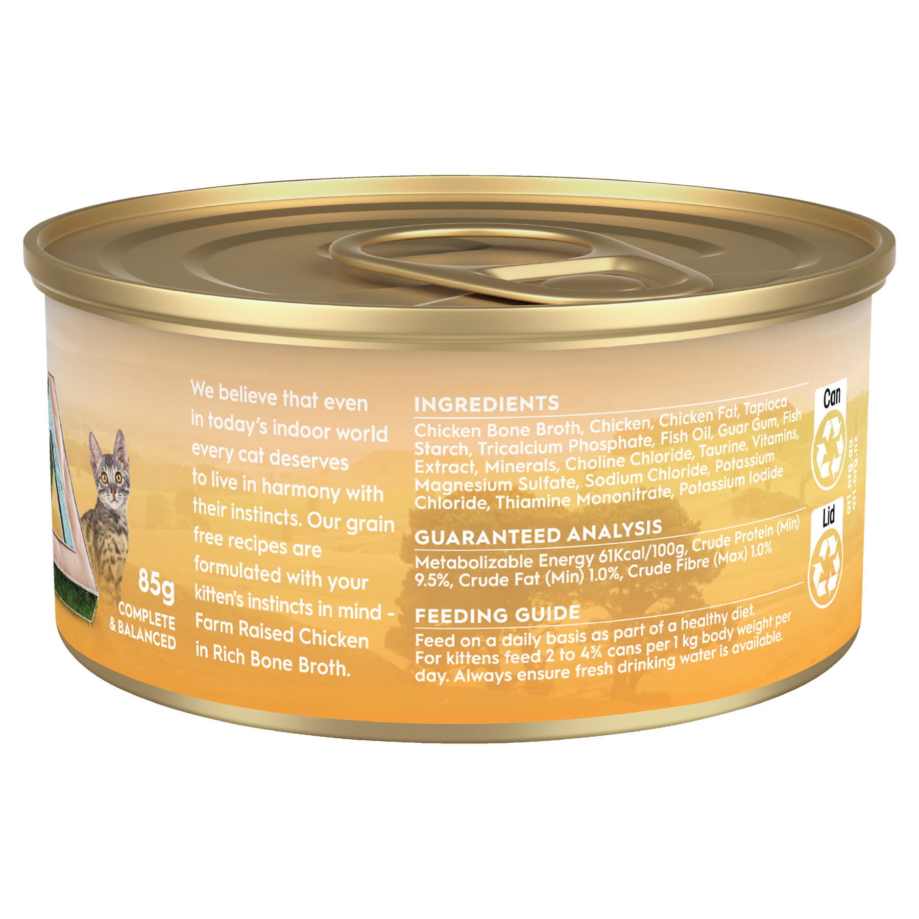 Trilogy™ Kitten Farm Raised Chicken in Bone Broth Wet Food