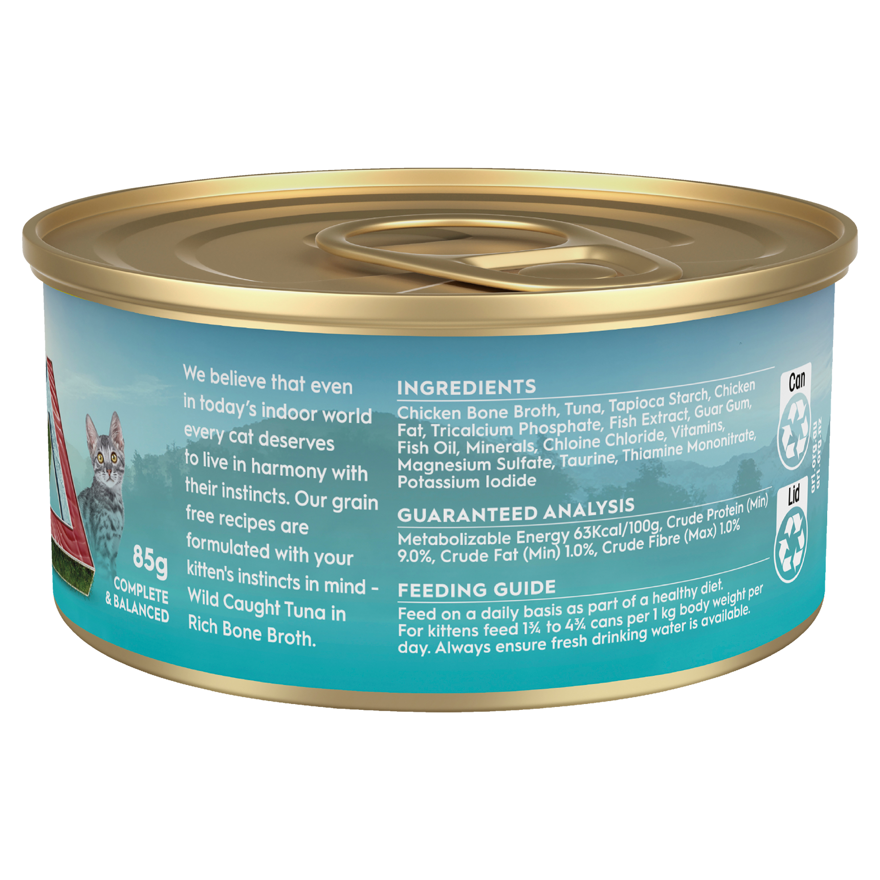 Trilogy™ Kitten Wild Caught Tuna in Bone Broth Wet Food