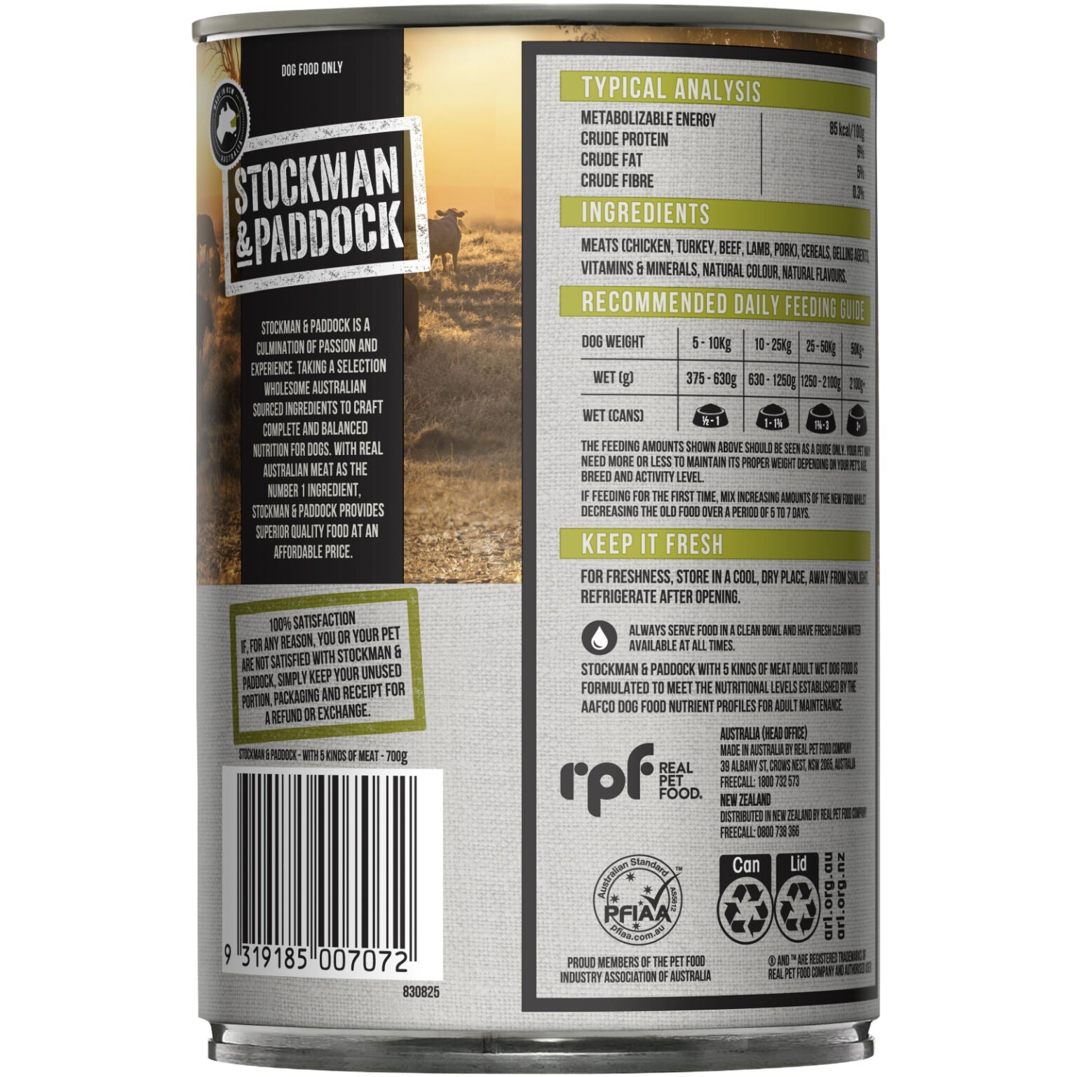 Stockman & Paddock™ Adult Dog 5 Kinds of Meat Wet Food