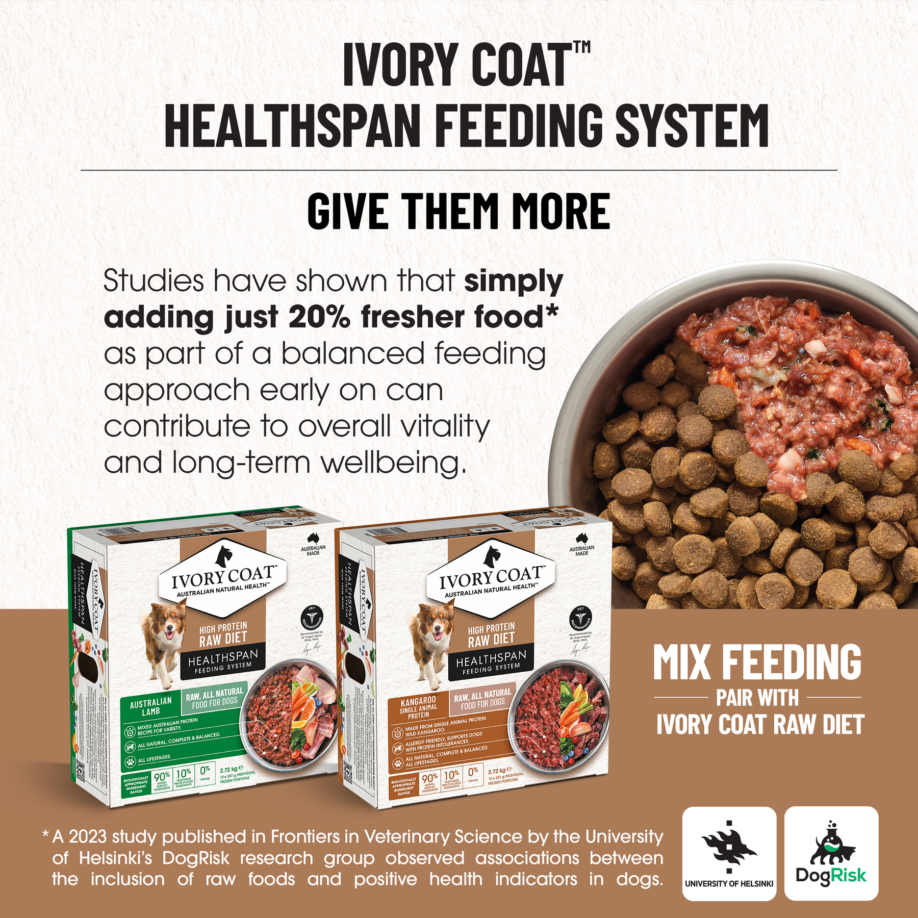 Ivory Coat™ Grain Free Adult Dog Lamb & Kangaroo Dry Food