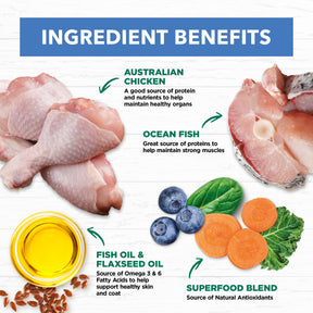 Grain Free Mature Adult Wet Cat Food Chicken & Ocean Fish in Gravy